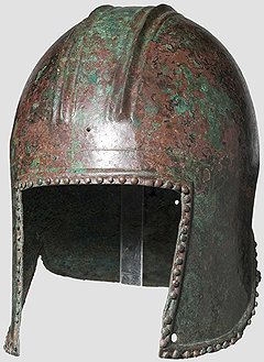 Иллирийский бронзовый шлем 6 века до нашей эры