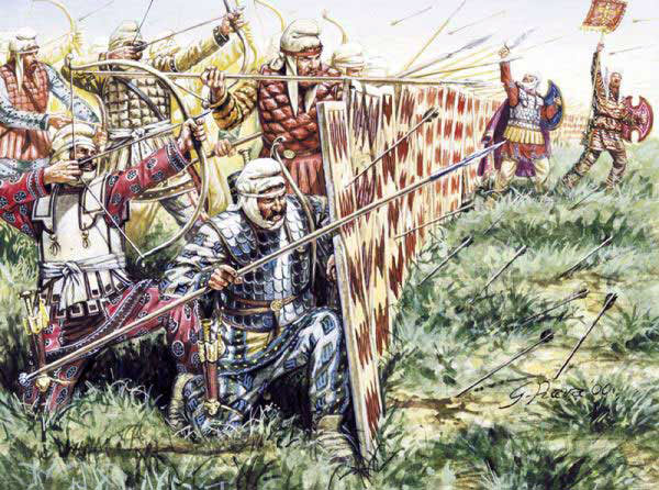 Персидская пехота в эпоху Дария. Реконструкция