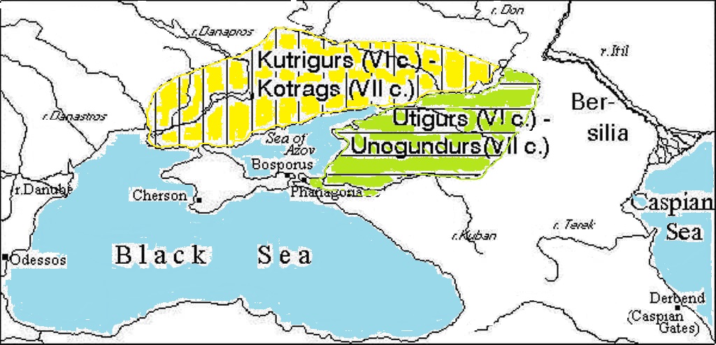 Кутригуры и утигуры в Северном Причерноморье