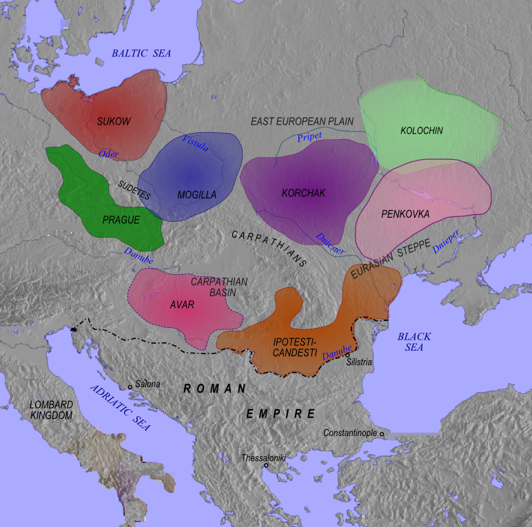 Археологические культуры 6 века Восточной Европы глазами западных археологов