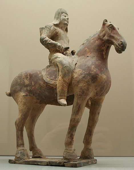 Всадник на лошади, эпоха Северная Вэй