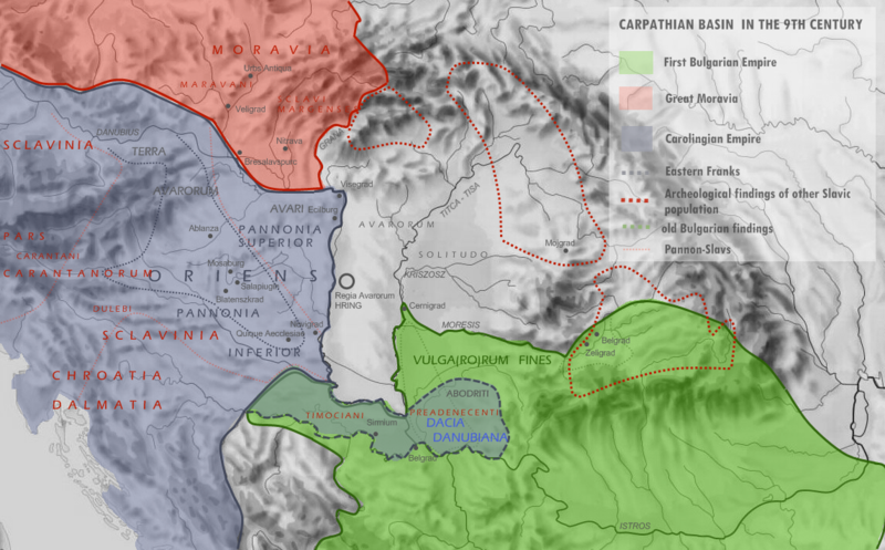 Этнополитическая ситуация в Карпатской котловине 9 столетия
