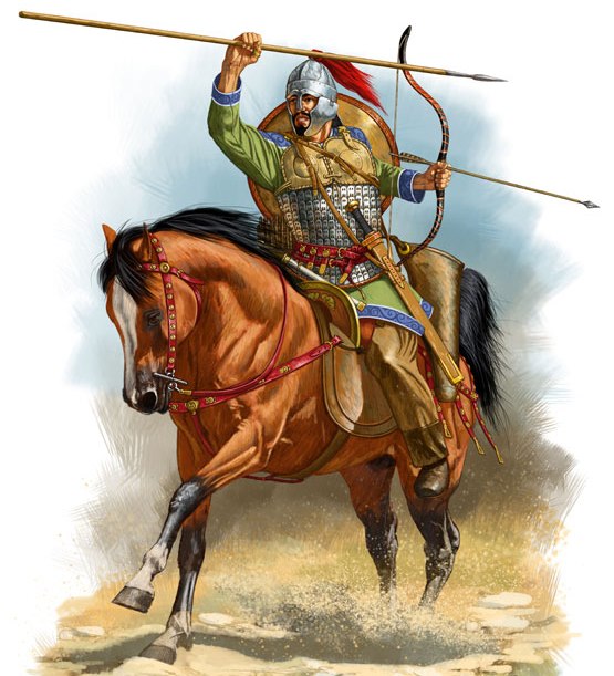 Византийский конный воин эпохи Юстиниана
