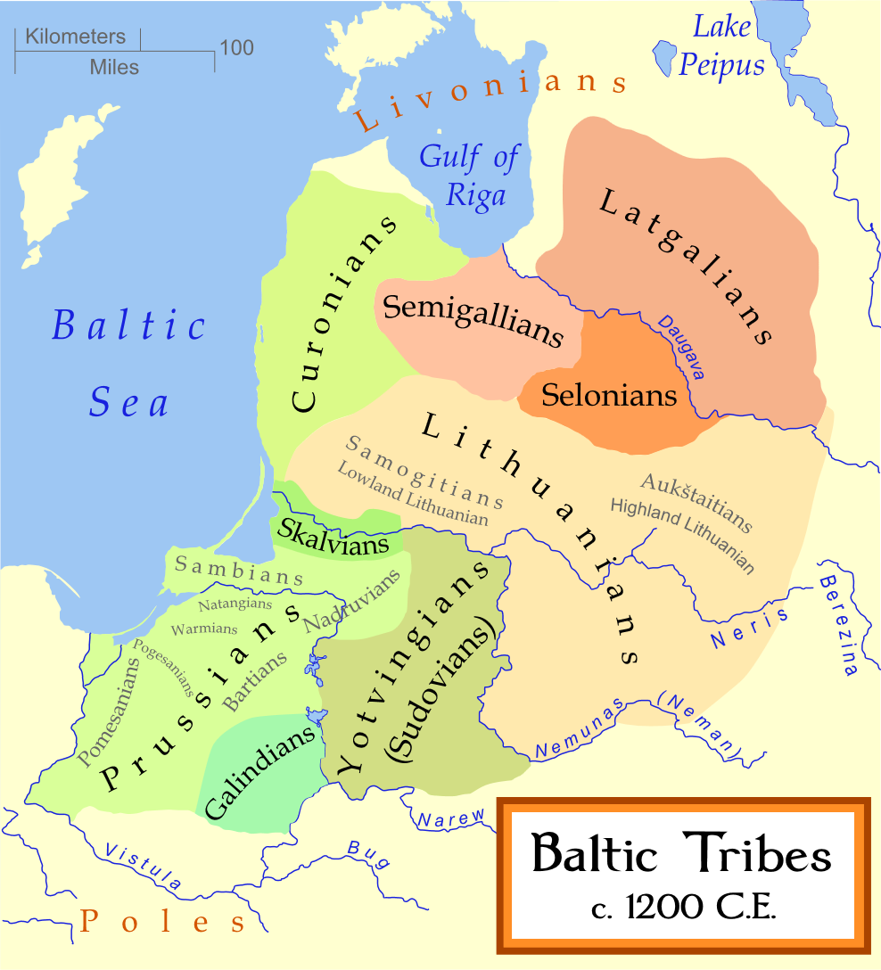 Средневековые балтские племена