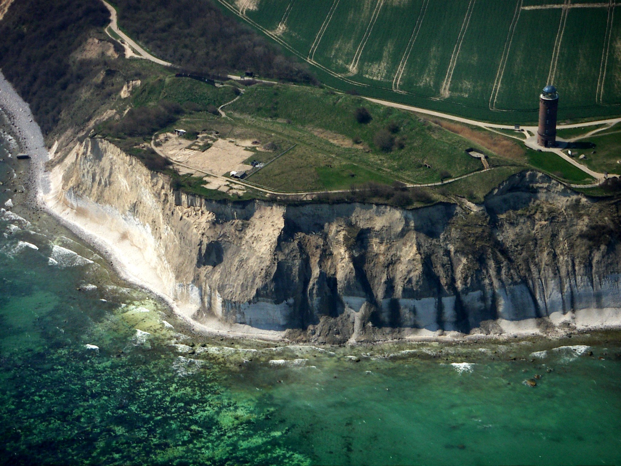 Меловые скалы мыса Аркона на острове Рюген (Руян), где находилось главное святилище балтийских славян