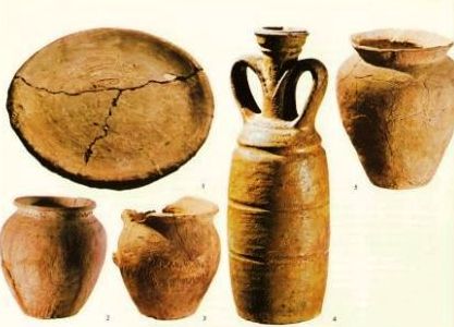 Попинская керамика 7-8 веков с территории Северной Болгарии