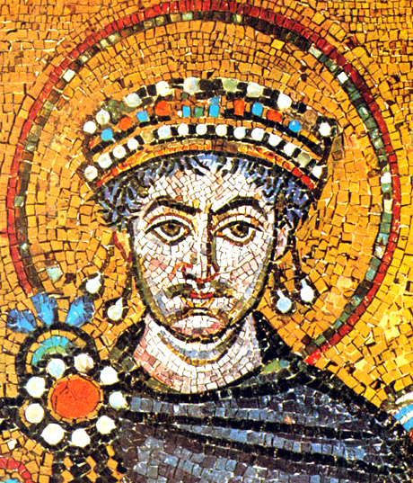 Юстиниан Великий. Византийская мозаика