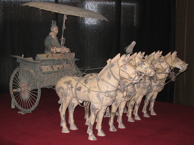 Терракотовая колесница из гробницы Цинь Ши-хуанди
