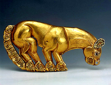 Золотая пантера из Келермесского кургана, 7 век до нашей эры