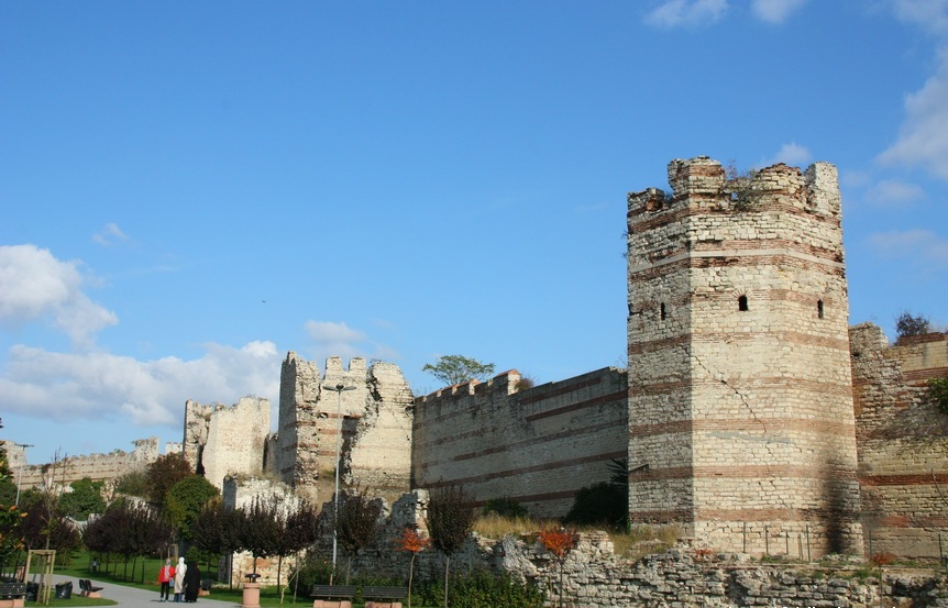 Стены Константинополя. Вид в наши дни