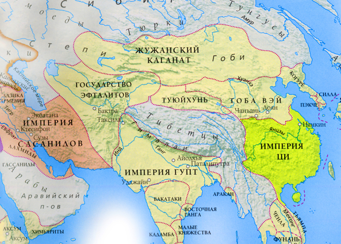 Центральная Азия накануне создания Тюркского каганата