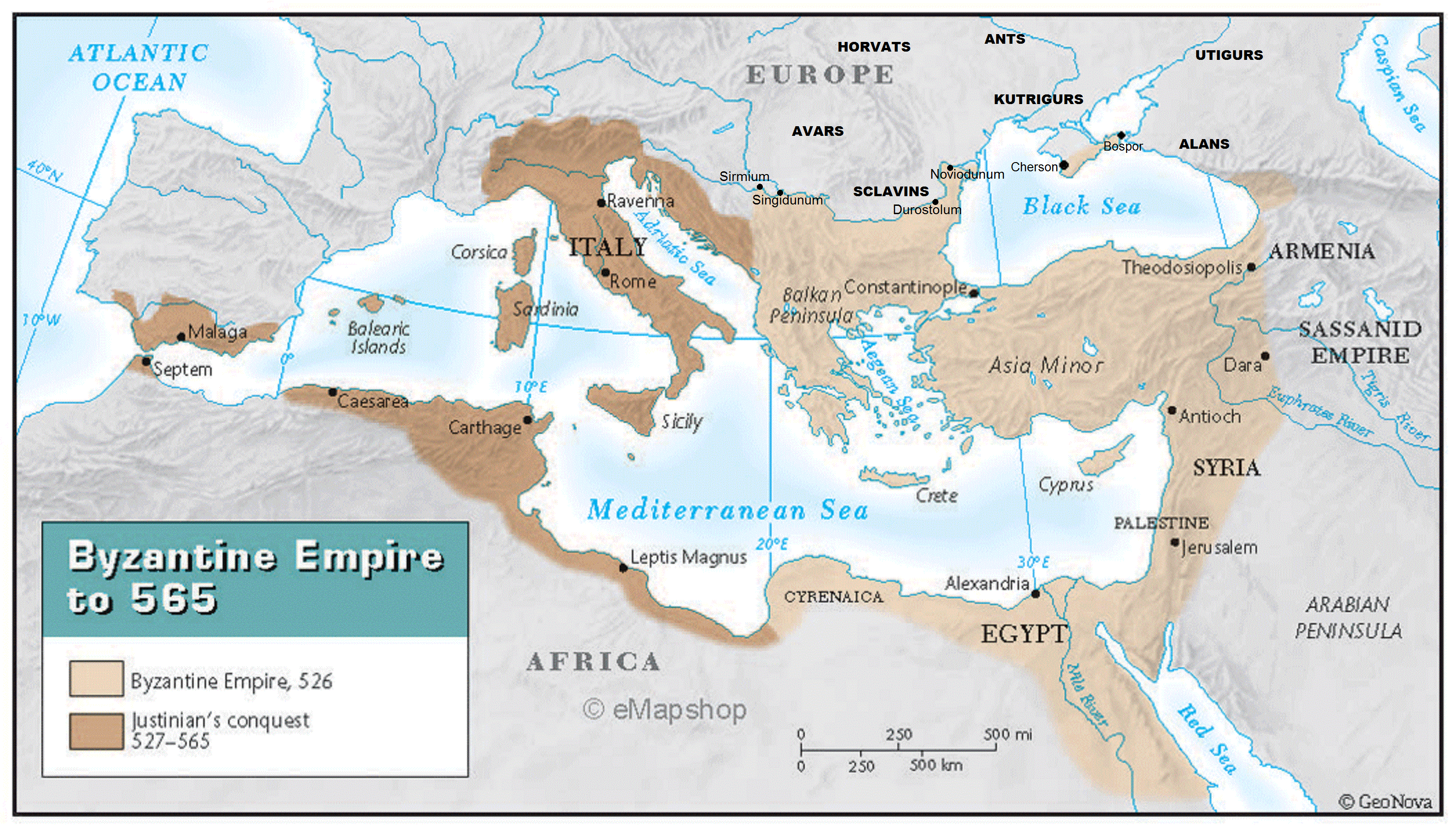 Византийская империя накануне вторжения тюрков в Крым